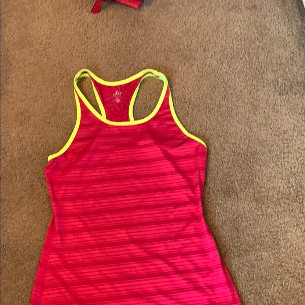 Pink jockey tank